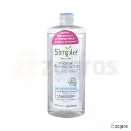 میسلار واتر آرایش پاک کن سیمپل مدل Water Boost پوست خشک و حساس 400 میل