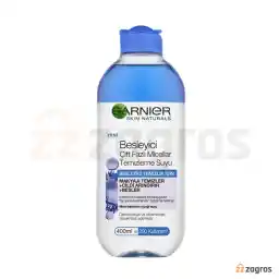 میسلار واتر آرایش پاک کن دو فاز گارنیر حاوی عصاره گل گندم 400 میل