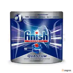 قرص ماشین ظرفشویی فینیش پاوربال کوانتوم 100 عددی