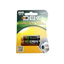 باتری نیم قلمی 2 تایی شارژی دی بی کی DBK-1000 AAA Battery