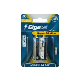 باتری قلمی آلکالاین گیکاسل 2تایی Gigacell Size AA Battery