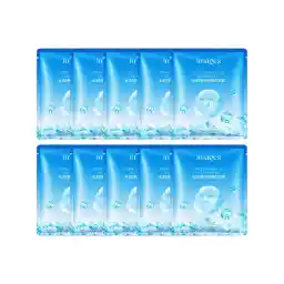 ماسک صورت ایمجز مدل یخ وزن 25 گرم مجموعه 10 عددی