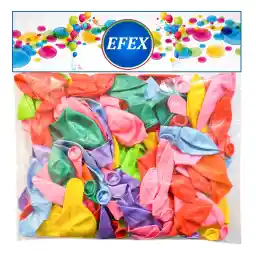 بادکنک متالایز EFEX طرح 10 بسته 100 عددی