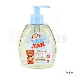 صابون مایع کودک Tik- Tak حاوی عصاره بابونه و روغن نارگیل 300 میل