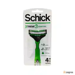 خودتراش مردانه 3 تیغ شیک مدل Extreme 3 Sensitive بسته 4 عددی