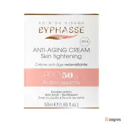 کرم ضد پیری و سفت کننده پوست بایفاس مدل Pro 50 با SPF 8 حجم 50 میل