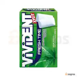 آدامس نعنایی ویویدنت مدل Fresh Time وزن 22 گرم