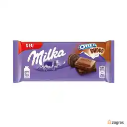 شکلات میلکا حاوی تکه های بیسکوییت شکلاتی اورئو 100 گرم