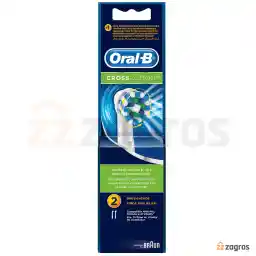 سری یدک مسواک برقی اورال بی مدل CROSS ACTION تعداد 2 عددی