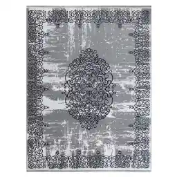 گلیم ماشینی دنیای فرش طرح اطلسی کد 56