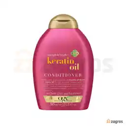 نرم کننده مو بدون سولفات کراتینه OGX حاوی روغن آرگان 385 میل