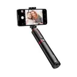 مونوپاد پایه دار بیسوس Baseus SUDYZP-D19 Fully Folding Selfie Stick Black+red