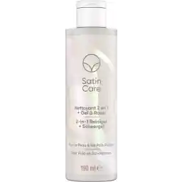ژیلت ونوس ساتن مراقبت از موهای ناحیه تناسلی - پاک کننده 2 در 1 + ژل اصلاح - 190 میلی لیتر