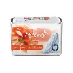 نوار بهداشتی مای لیدی مشبک سه تا شده ضخیم سایز بزرگ بسته ده عددی