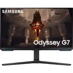 Samsung LS28BG702EPXEN - مانیتور گیمینگ هوشمند 4K - HDMI 2.1 - RJ45 - Wi-Fi - Tizen - 144 هرتز - 28 اینچ