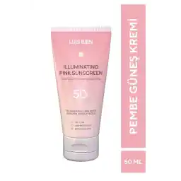 اکولایزر Luis Bien Tone Spf 50+ ضد آفتاب صورتی با محافظت بالا برای همه پوست ها 50 میلی لیتر