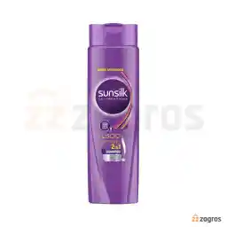 شامپو صاف کننده و ضد وزی مو 2 در 1 سان سیلک مدل Liscio Perfetto حجم 250 میل