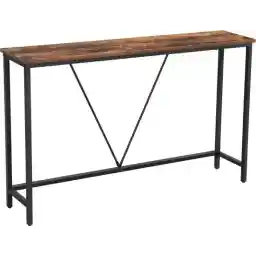 میز دیواری DiBasso - میز تالار - میز کناری - بوفه - 120 x 23 x 74 سانتی متر (طول x عرض x ارتفاع) - چوب - فلز - طراحی صنعتی - پایه های قابل تنظیم