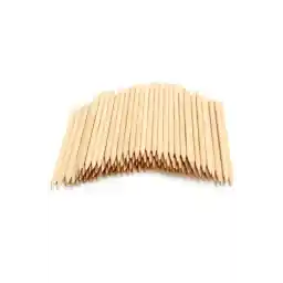 MOZIUR 100 Pieces Cuticle Push Stick چوب نارنجی