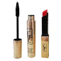 ست آرایشی ریمل و رژ لب چافول مجموعه دو عددی