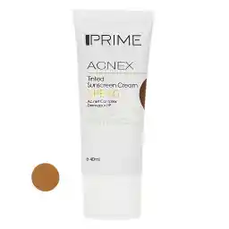 کرم ضدآفتاب رنگی پرایم مدل Acnex SPF60، مناسب پوستهای چرب، حجم 40 میلیلیتر