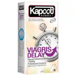 کاندوم تاخیری Viagris Delay کاپوت بسته 12 عددی