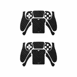 برچسب دسته بازی PS5 ماهوت مدل Carbon_Fiber بسته دو عددی