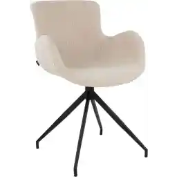 صندلی چرخان لگد Novi - Bouclé - بژ