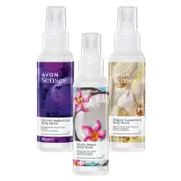 اسپری بدن معطر وانیل هلو سفید آوون، گل گلبرگ نارگیل و ارکیده بلوبری