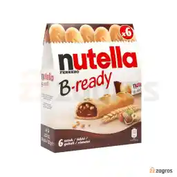 ویفر شکلاتی نوتلا مدل B-Ready وزن 132 گرم بسته 6 عددی ویفر شکلاتی نوتلا مدل B-Ready وزن 132 گرم بسته 6 عددی