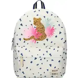 کوله پشتی Milky Kiss Fun Vibes - کیف مدرسه دخترانه - بژ