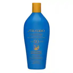 لوسیون ضد آفتاب بدون رنگ شیسیدو SPF 50 مدل expert sun ‌مناسب انواع پوست حجم 300 میلی‌لیتر