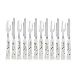 سرویس کارد و چنگال 12 پارچه ام جی اس مدل NR-2