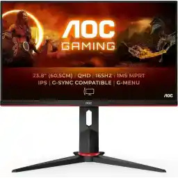 AOC Q24G2A - مانیتور بازی QHD - 165 هرتز - سازگار با G-Sync - 24 اینچ