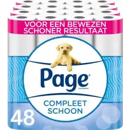 دستمال توالت صفحه - 48 رول - دستمال توالت کاملا تمیز - با کمی پنبه
