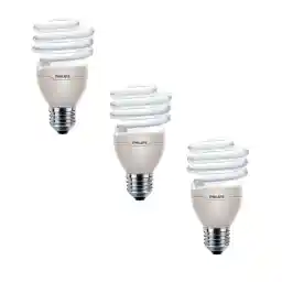 لامپ کم مصرف 15 وات فیلیپس مدل FULL SPIRALL پایه E27 بسته 3 عددی