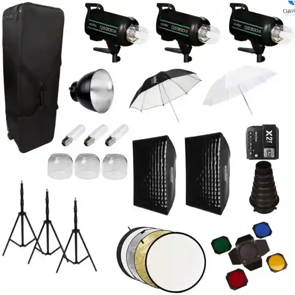 کیت فلاش استودیویی گودکس Godox Falsh Studio QS-300 II