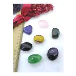 سنگ طبیعی عثمانی لاجورد - کوارتز صورتی - سنگ خون - تورمالین - فلوریت - جاسپر - مجموعه قطعات طبیعی آمتیست