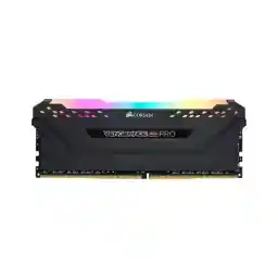 رم دو کاناله کرسیر مدل VENGEANCE RGB PRO با حافظه 16 گیگابایت و فرکانس 3600 مگاهرتز VENGEANCE RGB PRO Black DDR4 16GB 3600MHz CL18 Dual Channel Ram