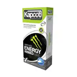 کاندوم انرژی زا کاپوت مدل Energy And Ribbed بسته 12 عددی
