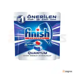 قرص ماشین ظرفشویی فینیش مدل کوانتوم بسته 25 عددی