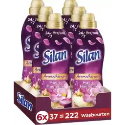 نرم کننده پارچه ماگنولیا مجیک آروما تراپی سیلان - 6 عدد شستشو 37 عدد - بسته ارزشی