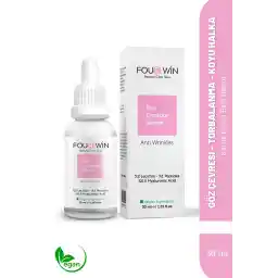 روشن کننده و ضد چروک دور چشم Four Win (1% پپتید، 2% لسیتین 0.5% اسید هیالورونیک) 30 میلی لیتر