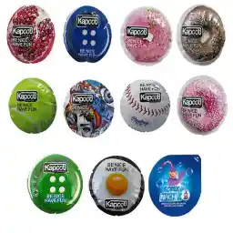 کاندوم کاپوت مجموعه ده عددی به همراه کاندوم ناچ کدکس مدل بلیسر