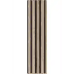 پانل دیواری چوبی آکوستیک Akupanel Mod14 60x245 سانتی متر رنگ بلوطی