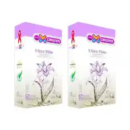 کاندوم ایکس دریم مدل Ultra Thin مجموعه دو عددی