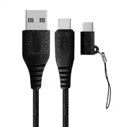 کابل تبدیل USB به Micro USB و Type-C بیاند BA-305 BA-305 beyond USB To Micro USB And Type-C