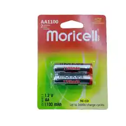 باتری قلمی شارژی موریسل 1100 میلی آمپر Moricell AA Battery