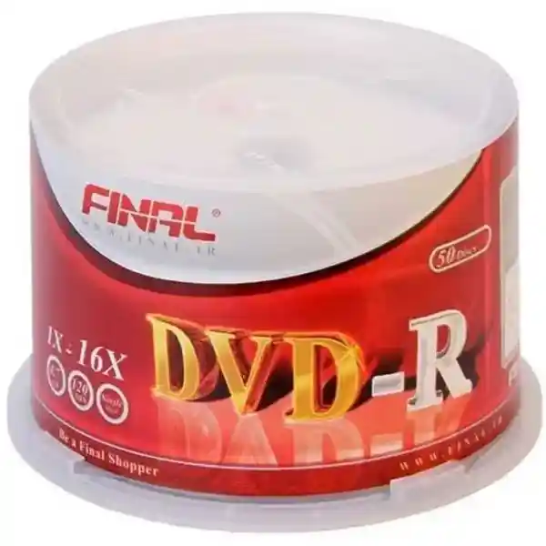 DVD خام فینال Final بسته 50 عددی Final 4.7GB DVD-R