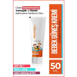 کرم ضد آفتاب جدید ول برای کودکان با Spf 50+ (50 میلی لیتر)